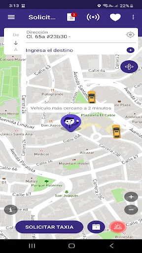 Taxia: Solicita tu transporte screenshot 3