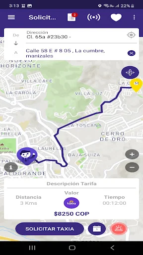 Taxia: Solicita tu transporte screenshot 4