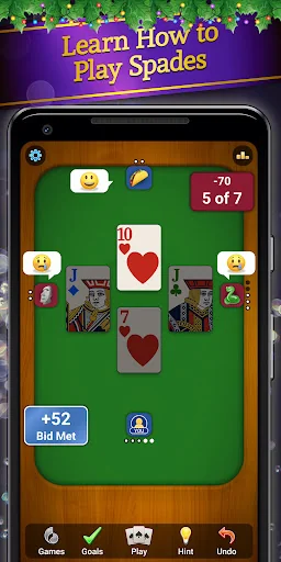 Spades: Classic Card Games screenshot 1