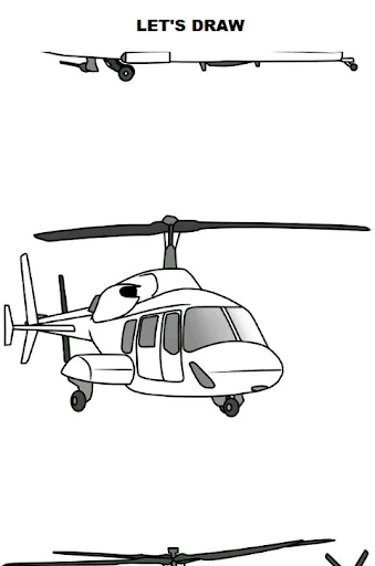Draw Aircrafts: Helicopter