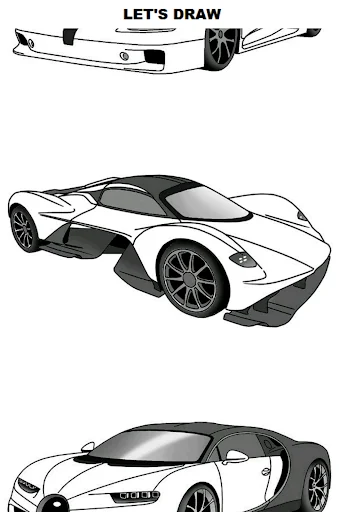 Draw Cars: Hypercar