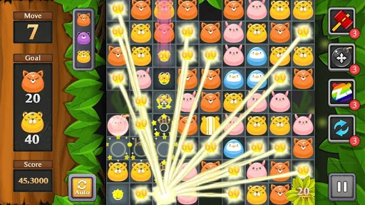 Jungle Match Puzzle screenshot 1