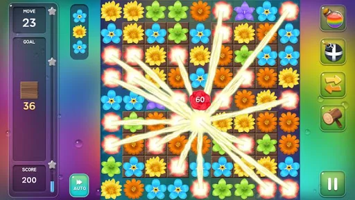Flower Match Puzzle screenshot 1
