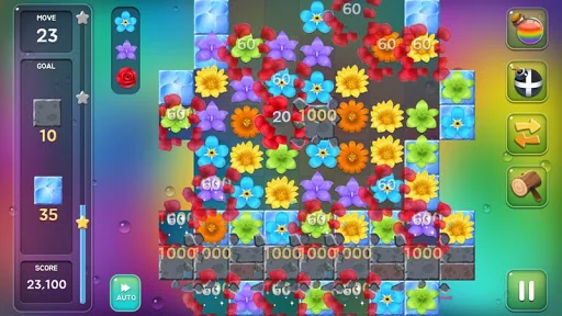 Flower Match Puzzle screenshot 2