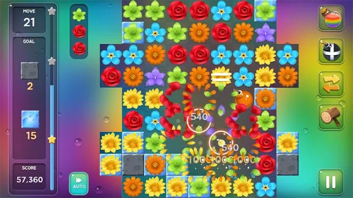 Flower Match Puzzle screenshot 3