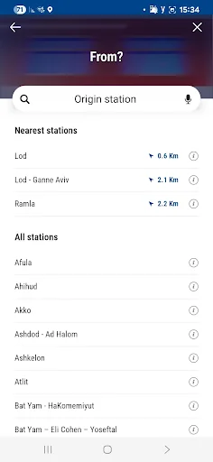 Israel Railways screenshot 2