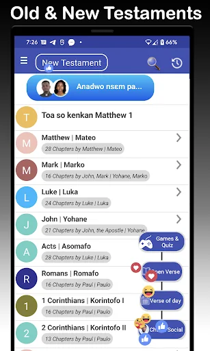 Twi Bible - Asante & Akuapem screenshot 1