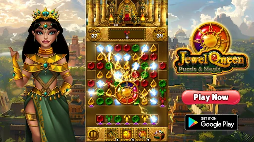 Jewel Queen: Puzzle & Magic screenshot 1