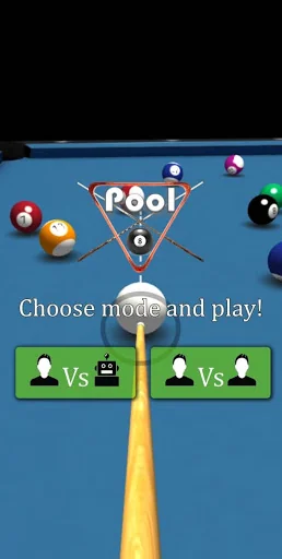2 Player Billiards 8 Ball Pool screenshot 1