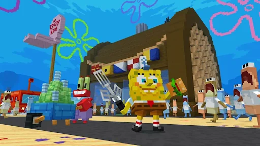 Mods SpongeBob for Minecraft screenshot 2