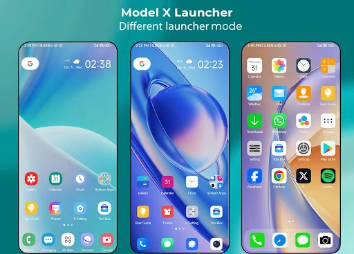 X Launcher - Model x launcher
