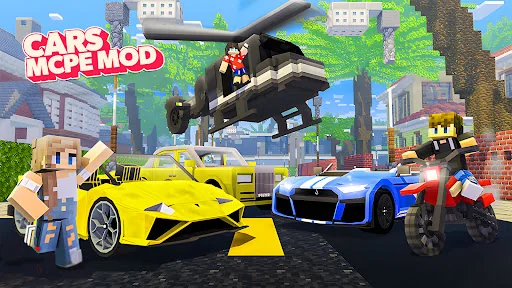Cars Mod Vehicle for Minecraft screenshot 1