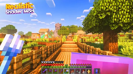 Realistic Shader Mod Minecraft screenshot 1