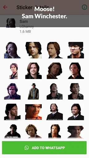 SPN Stickers for WhatsApp screenshot 4
