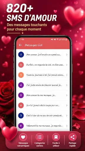 sms d'amour touchants 2026 screenshot 4