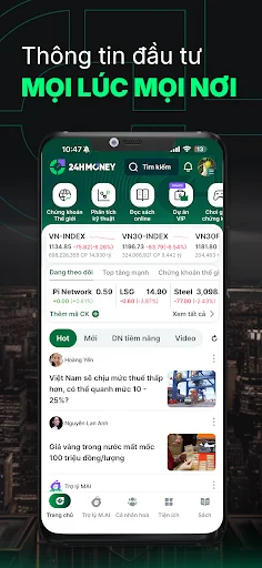 24HMoney - Chứng Khoán, Đầu Tư screenshot 1