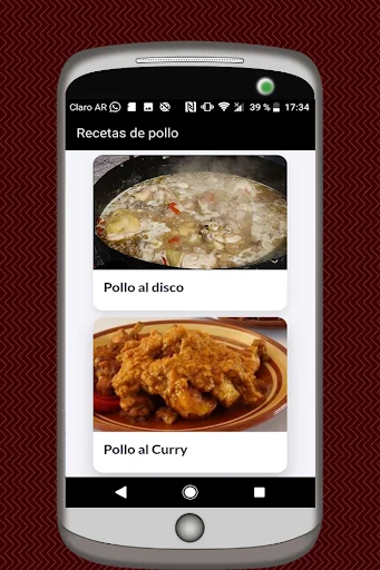 Recetas de Pollo Asado y Frito screenshot 2