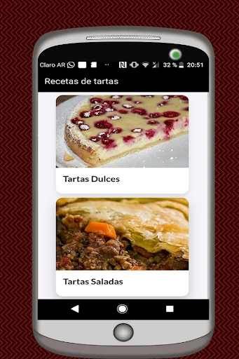 Recetas de Tartas Dulces screenshot 1