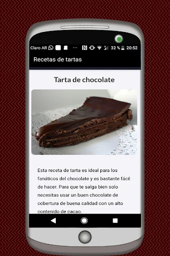 Recetas de Tartas Dulces screenshot 3