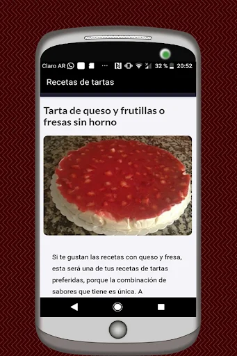 Recetas de Tartas Dulces screenshot 4