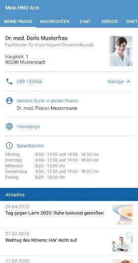 PraxisApp - Mein HNO-Arzt