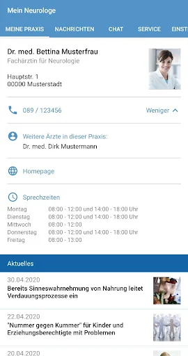 PraxisApp - Mein Neurologe