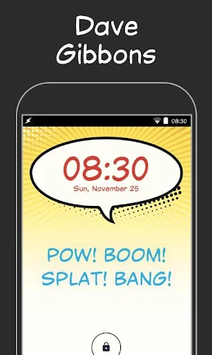 Dave Gibbons FlipFont screenshot 1