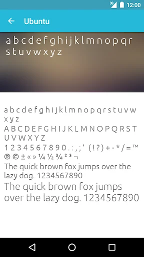 Clean Fonts for FlipFont screenshot 3