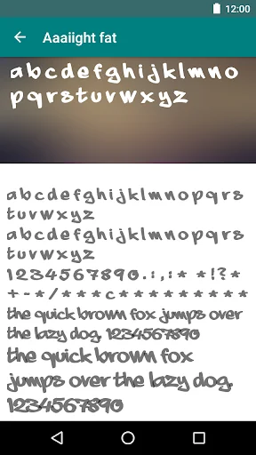 Graffiti Fonts for FlipFont screenshot 2