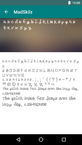 Graffiti Fonts for FlipFont screenshot 3