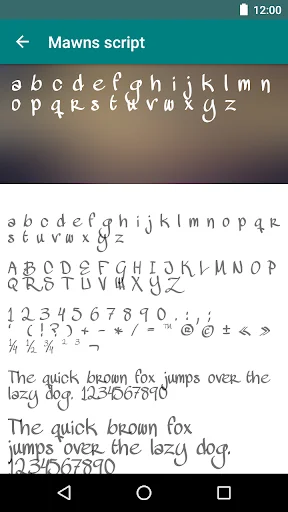 Graffiti Fonts for FlipFont screenshot 4