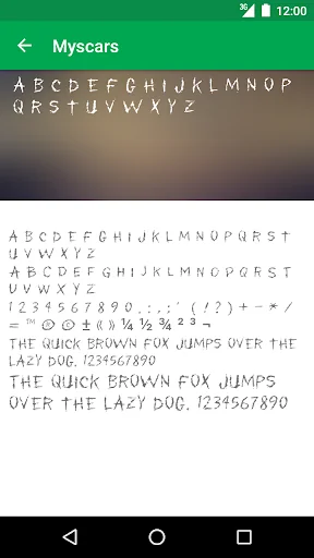 Zombie Fonts for FlipFont screenshot 4