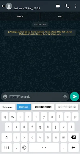 Hand fonts for FlipFont screenshot 4