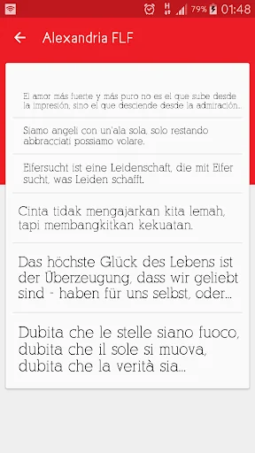 Light fonts for FlipFont screenshot 2
