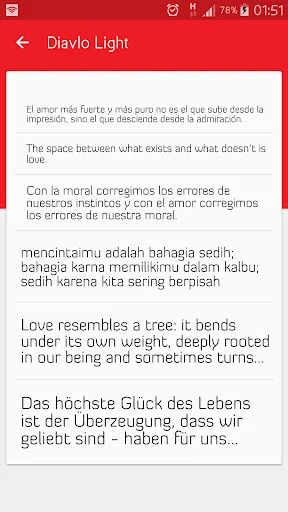 Light fonts for FlipFont screenshot 4