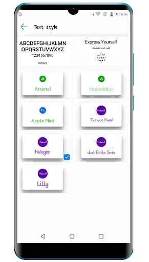Hand Fonts for Huawei Phones screenshot 1