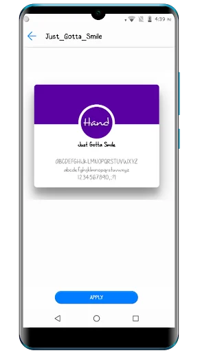 Hand Fonts for Huawei Phones screenshot 3