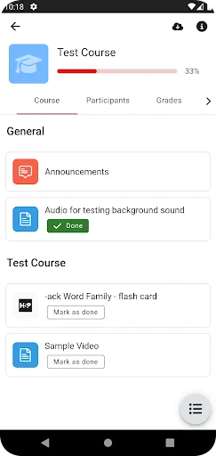 UBA mLearn screenshot 2