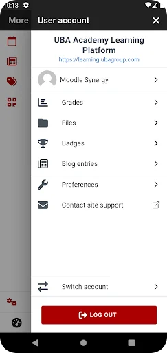 UBA mLearn screenshot 3