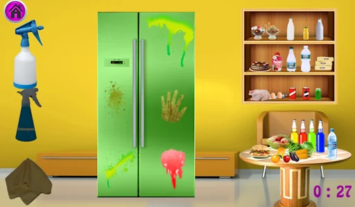 Freezer Cleaning Game for Girl