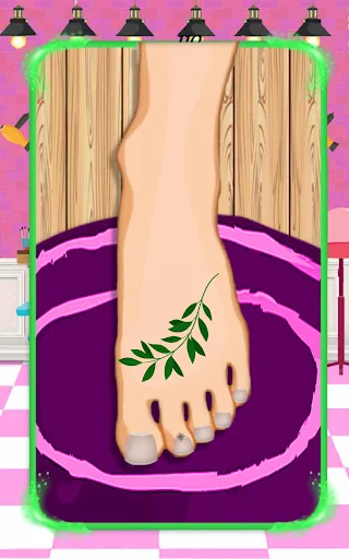 Little Girl Foot Care Salon