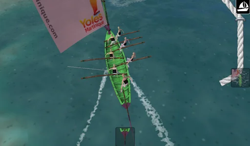 Yoles Martinique sailing screenshot 2