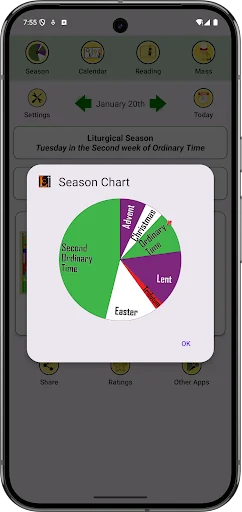 Catholic Liturgical Calendar screenshot 2