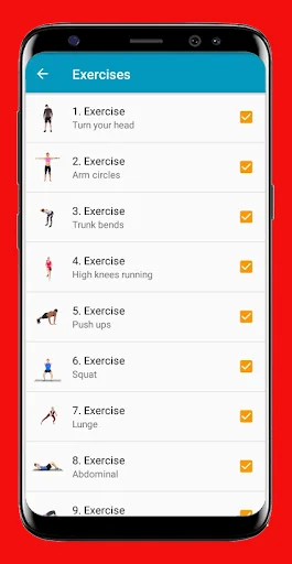 Morning workout exercise.