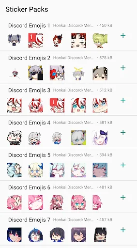 Honkai Whatsapp Stickers