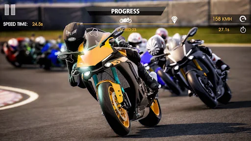 Turbo Bike Slame Race screenshot 1