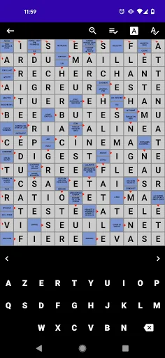 Mots Fléchés Français screenshot 2