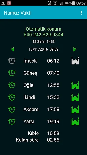 Namaz Vakti screenshot 1