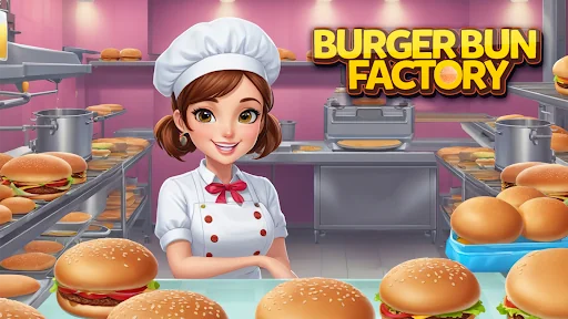Burger bun shop Burger cooking