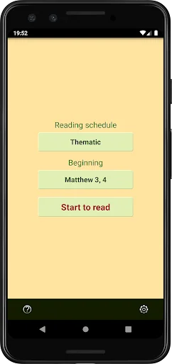 Bible Reading Schedule